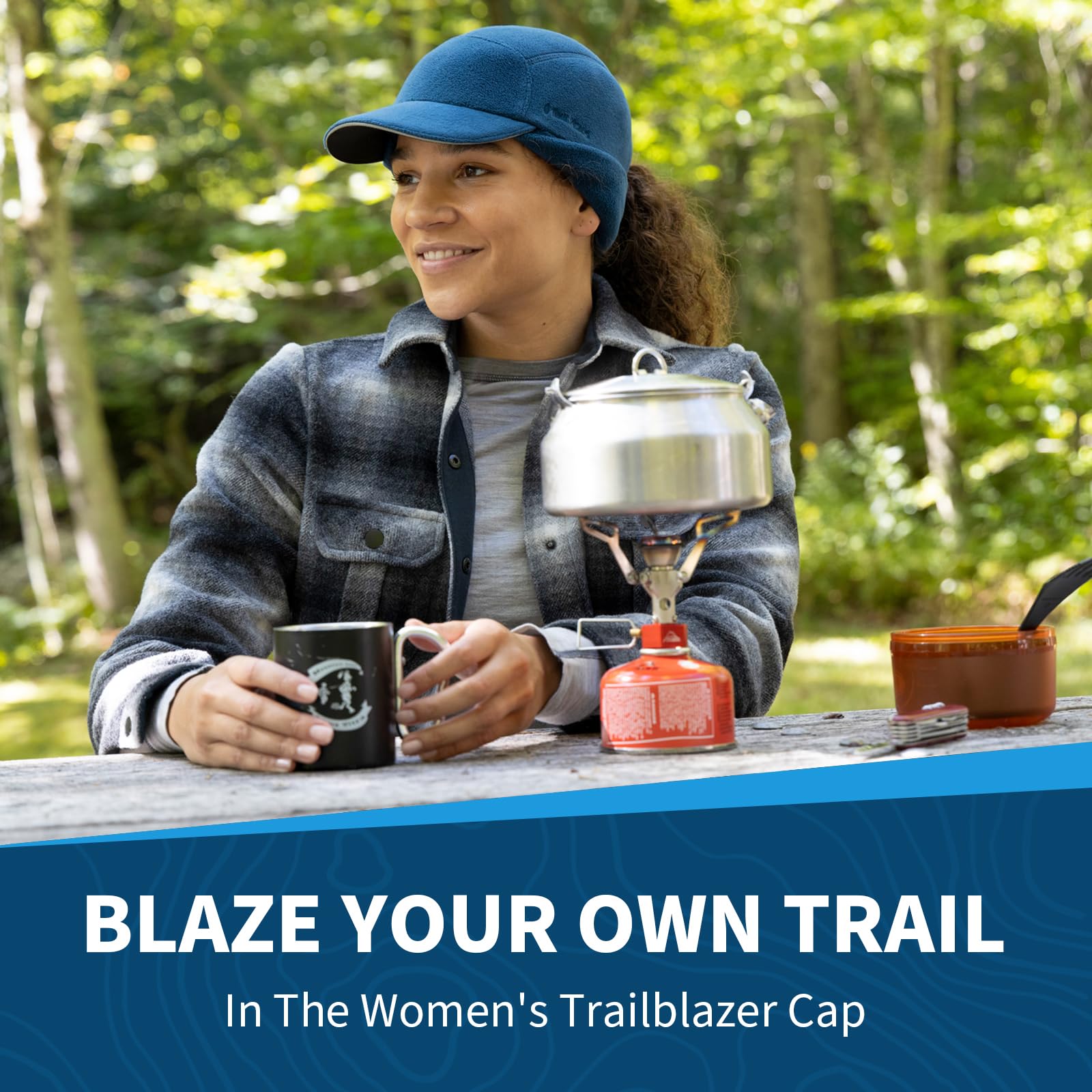 TrailHeads Fleece Ponytail Hat for Women – Trailblazer Reflective Winter Hat with Ponytail Hole for Workouts - Image 6