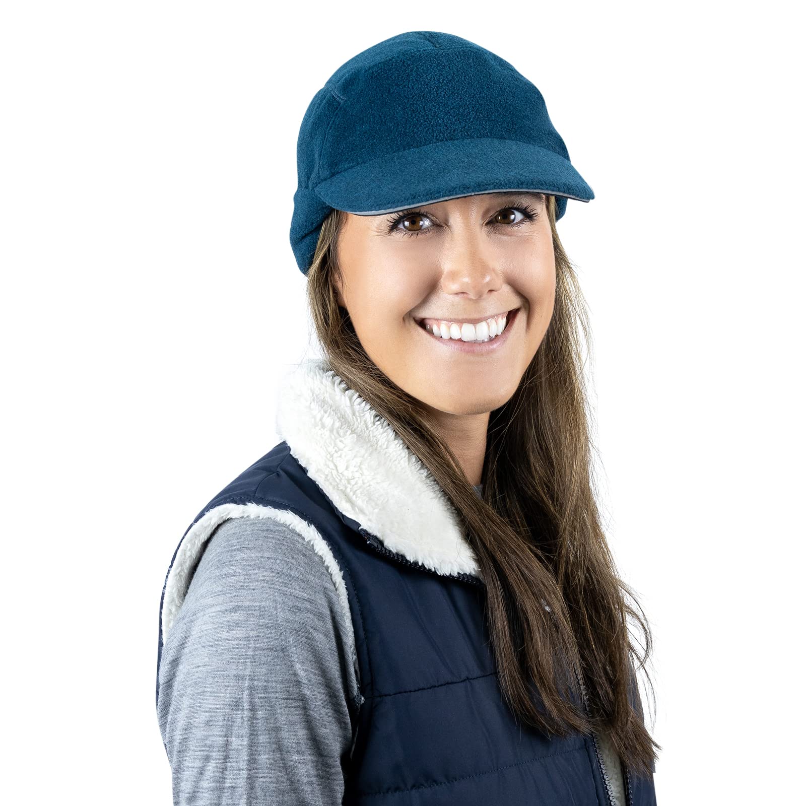 TrailHeads Fleece Ponytail Hat for Women – Trailblazer Reflective Winter Hat with Ponytail Hole for Workouts - Image 5