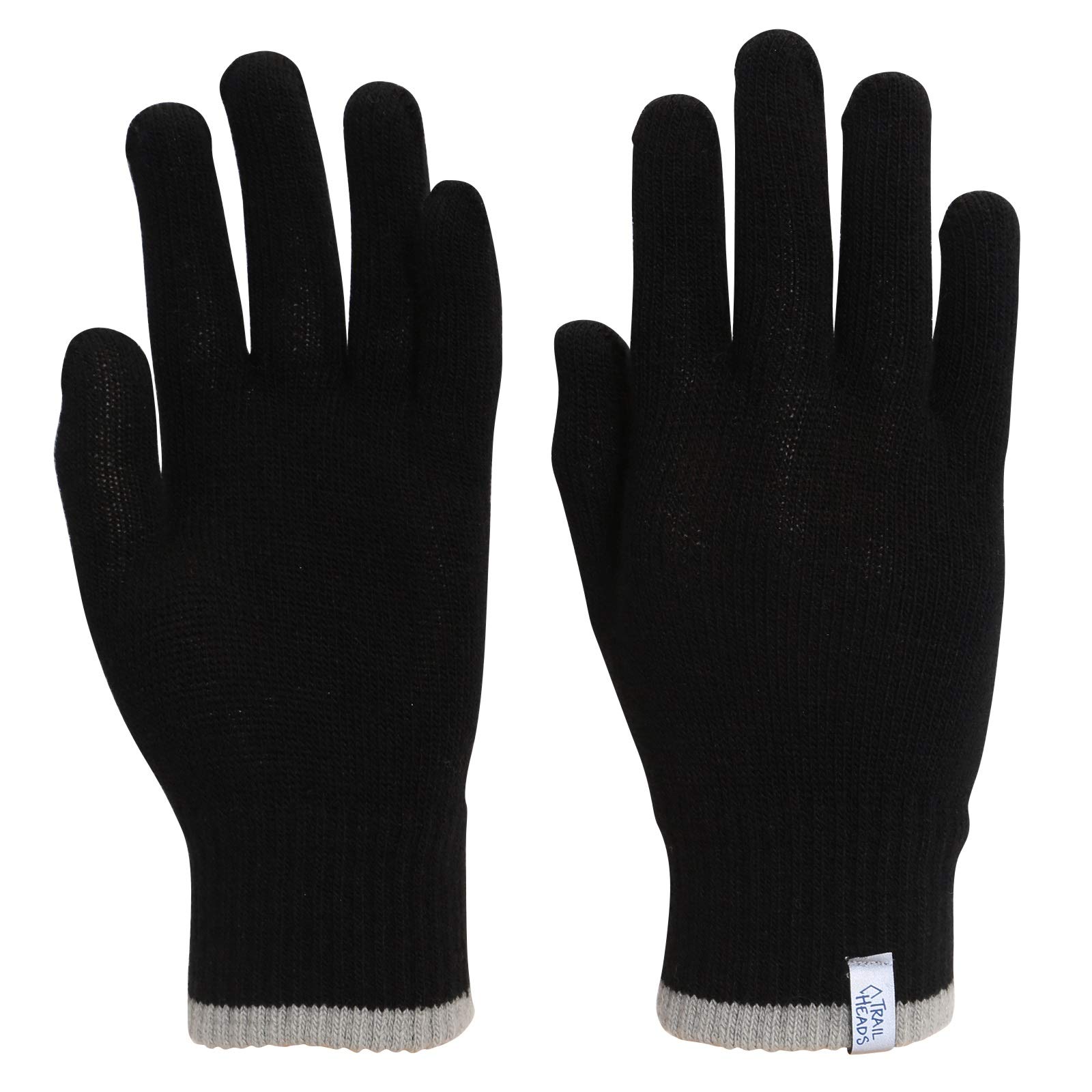 TrailHeads Light Knit Gloves | Winter Glove Liners | Base Layer Gloves for Women and Men - Image 3