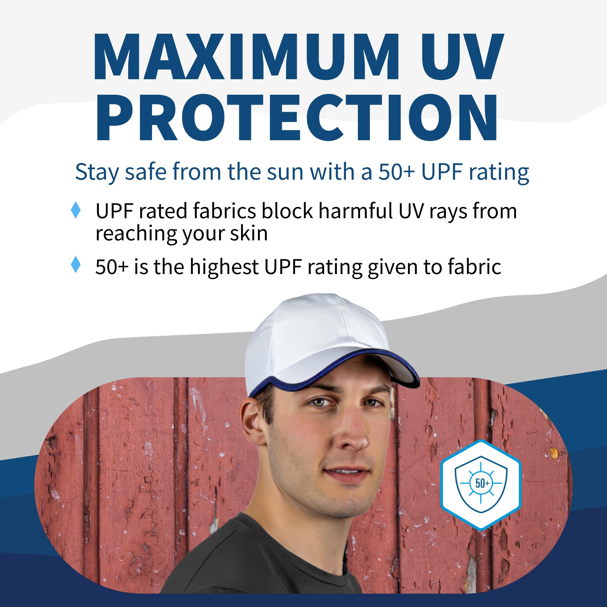 TrailHeads Men’s Running Hat with UV Protection | Quick Dry Sports Hats for Men | UPF 50 Hats | Summer Hats for Men - Image 3