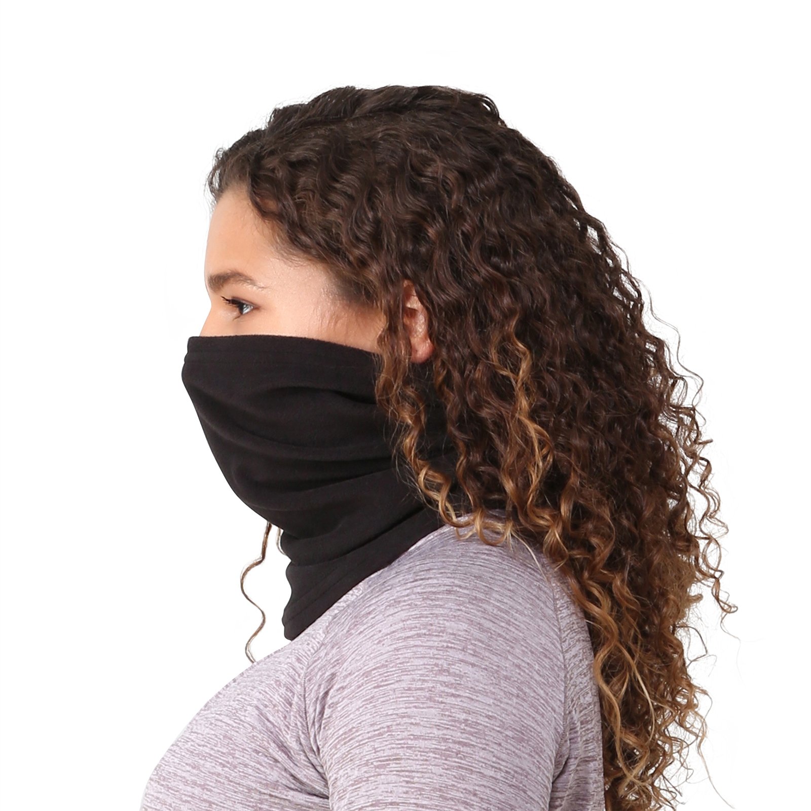 TrailHeads Micro Fleece Neck Warmer | Winter Neck Gaiter | Contoured Tube Scarf For Women and Men - Image 4