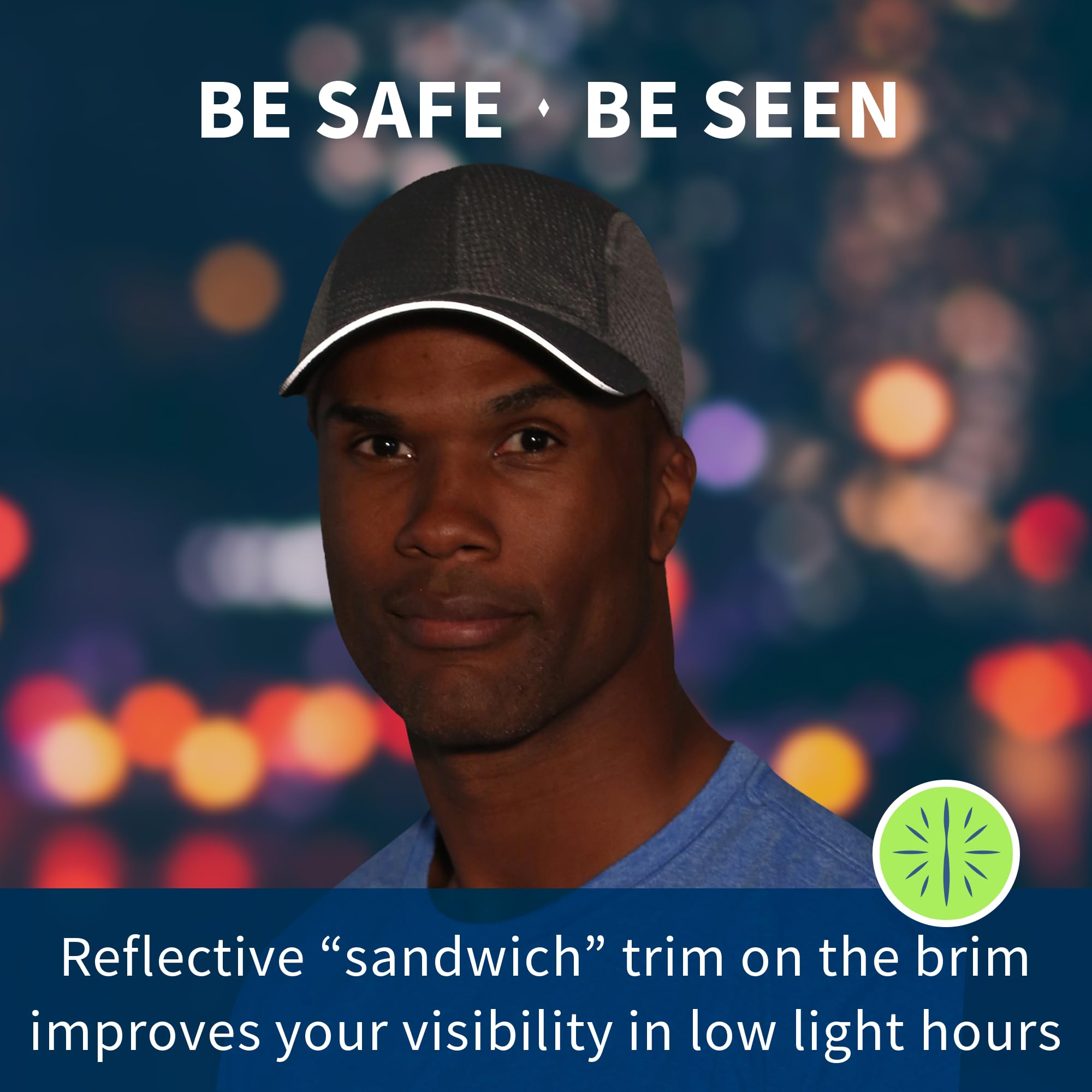 TrailHeads Performance Mens Running Hat - Lightweight, Quick Dry Workout Hats for Men - Athletic Sports Cap for Tennis, Gym - Image 5