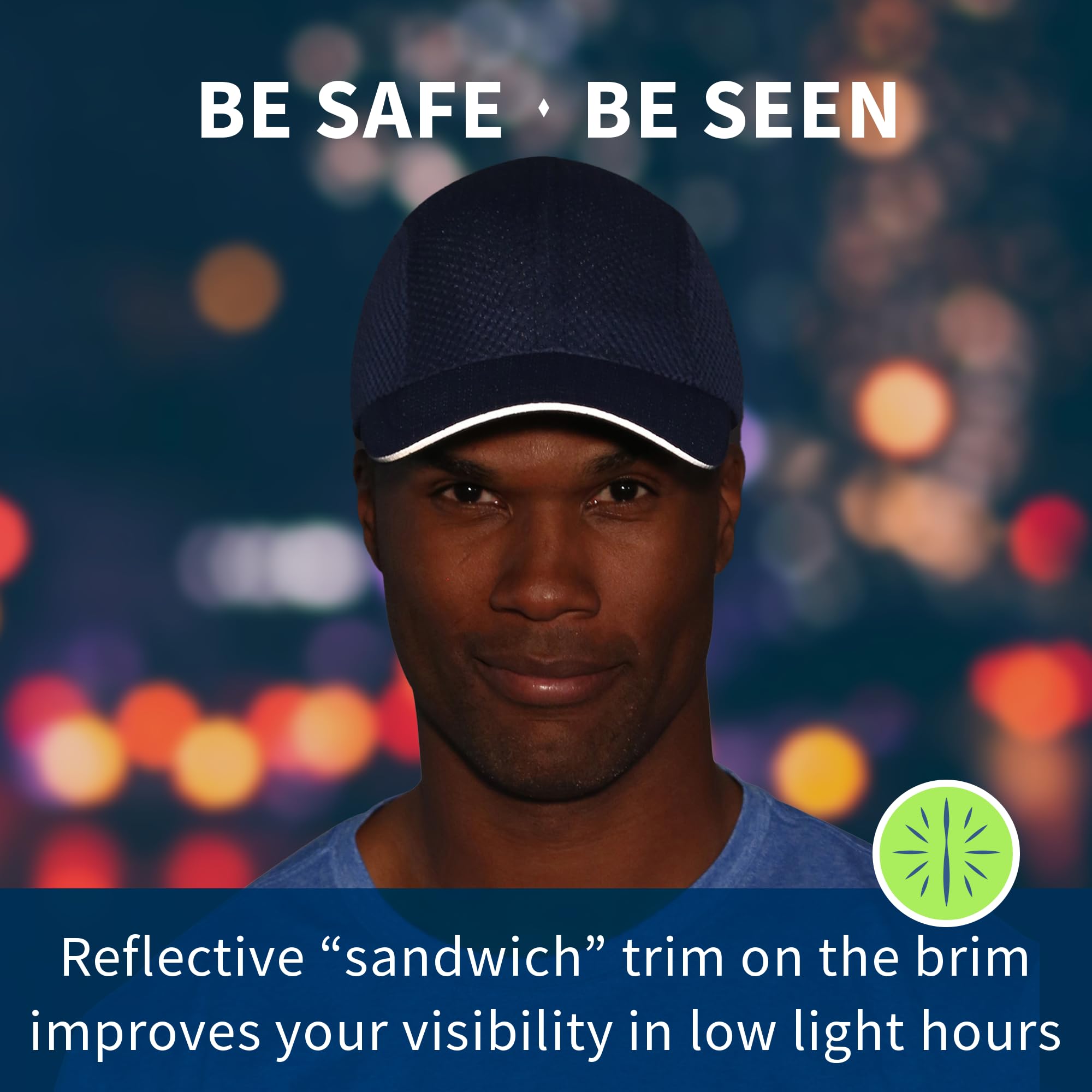 TrailHeads Performance Mens Running Hat - Lightweight, Quick Dry Workout Hats for Men - Athletic Sports Cap for Tennis, Gym - Image 3