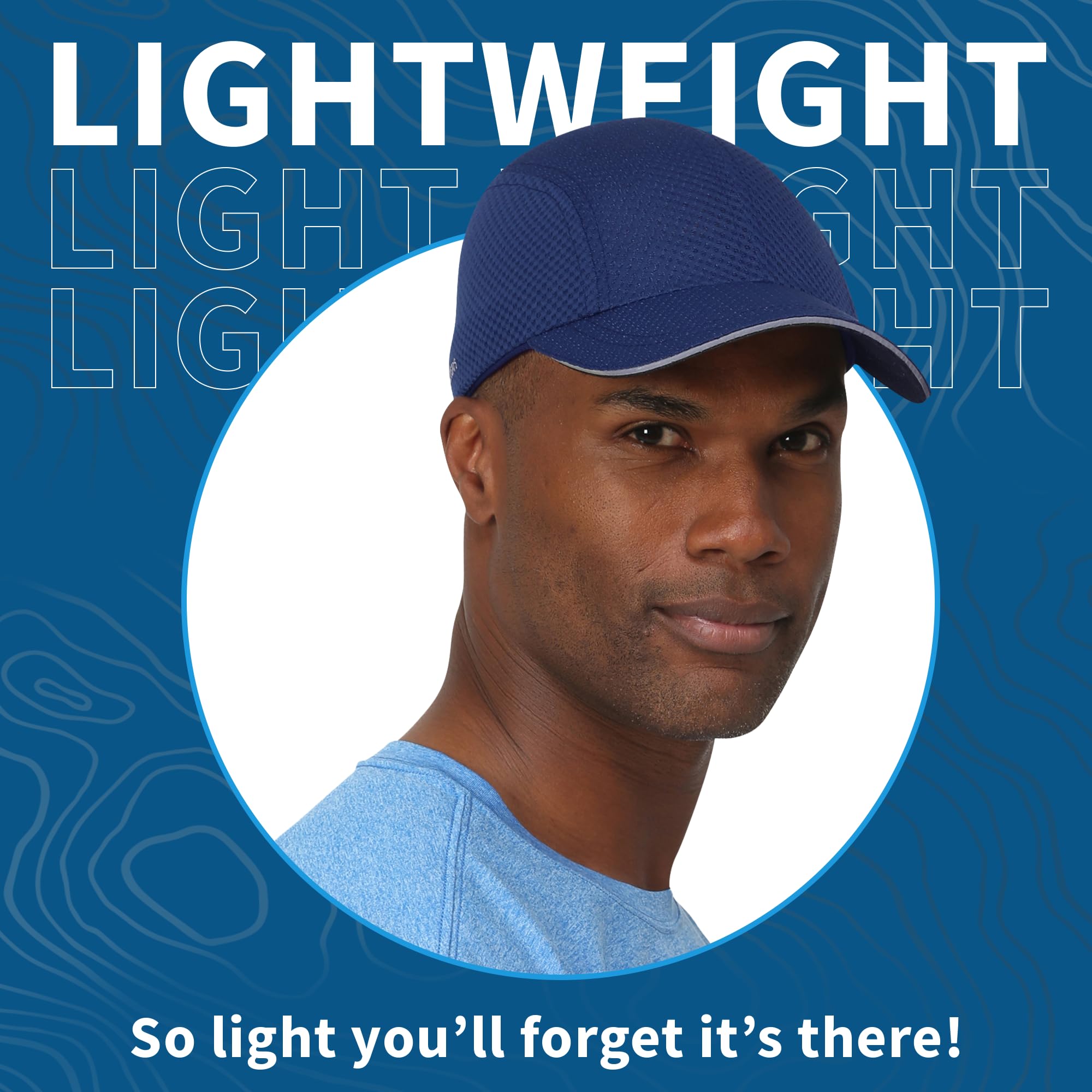 TrailHeads Performance Mens Running Hat - Lightweight, Quick Dry Workout Hats for Men - Athletic Sports Cap for Tennis, Gym - Image 6