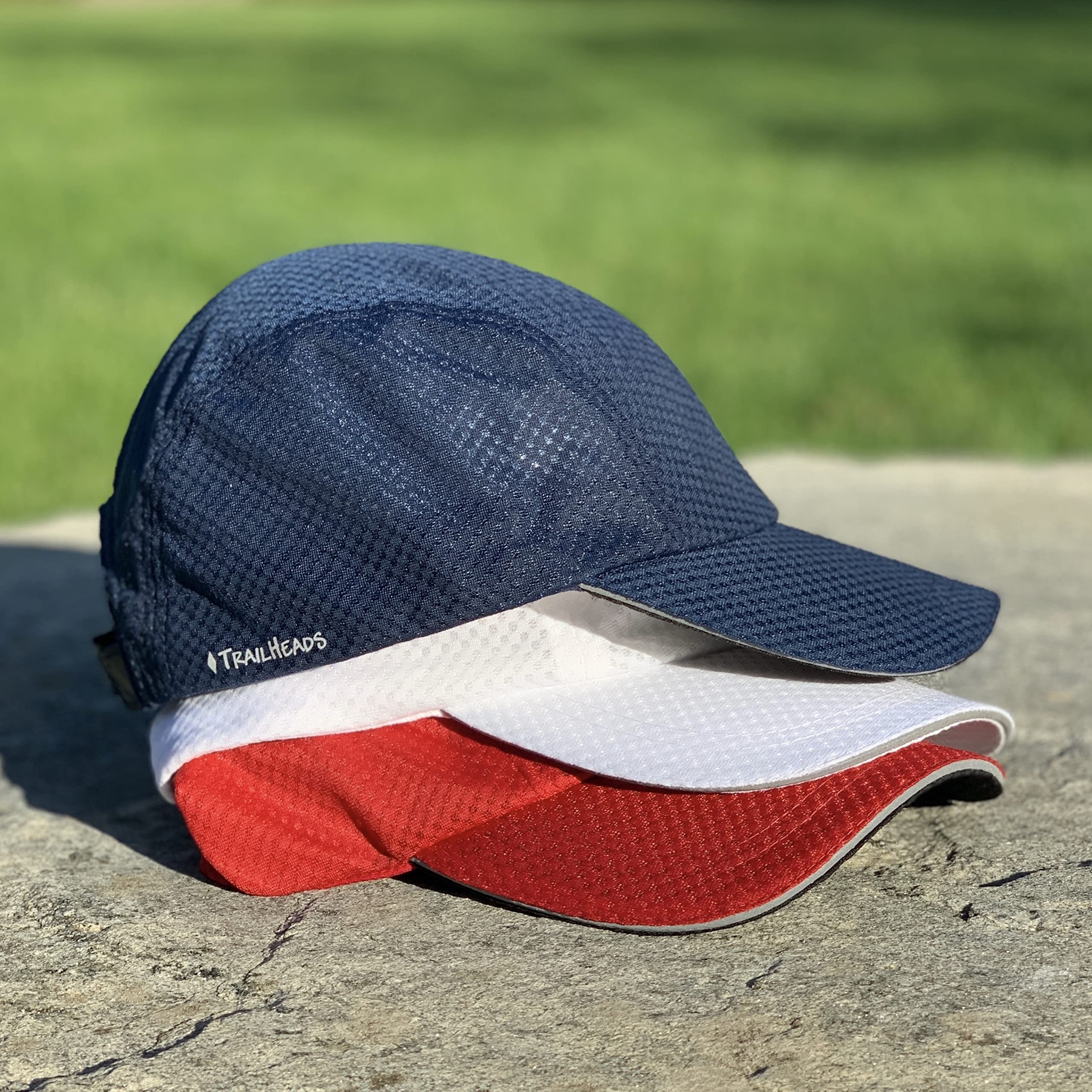 TrailHeads Performance Mens Running Hat - Lightweight, Quick Dry Workout Hats for Men - Athletic Sports Cap for Tennis, Gym - Image 5