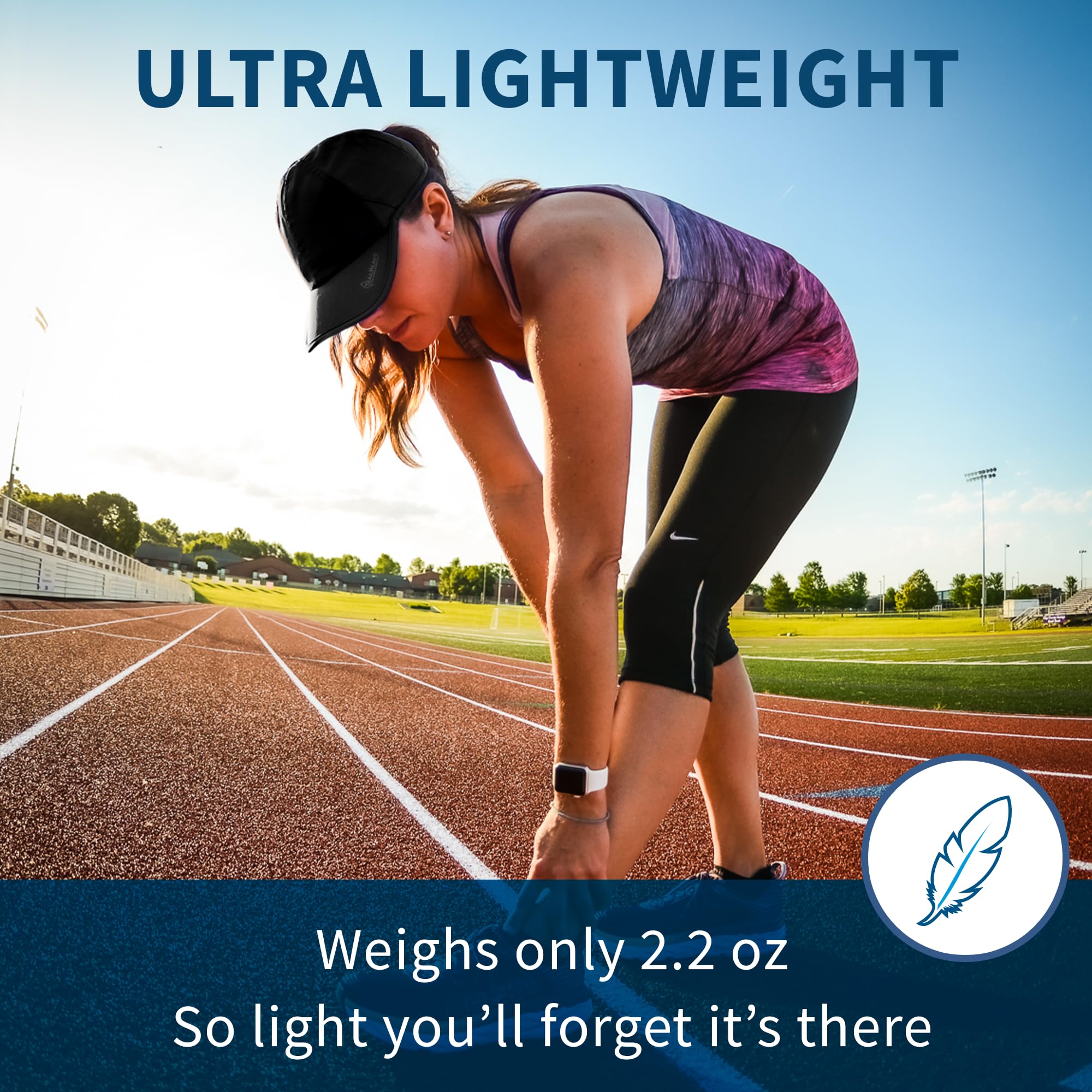 TrailHeads UV Protection Running Hats for Women, 50+ UPF - Summer Hats for Women Baseball Cap - Tennis, Golf, Gym, Workout - Image 3